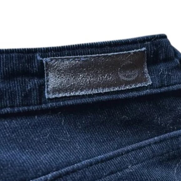 AG Adriano Goldschmied navy corduroy stevie ankle pants size 27R - Picture 5 of 5